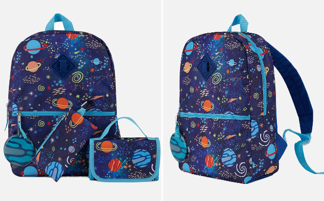 Cudlie 5 Piece Hearts And Stars Backpack Set With Lunch Bag 2