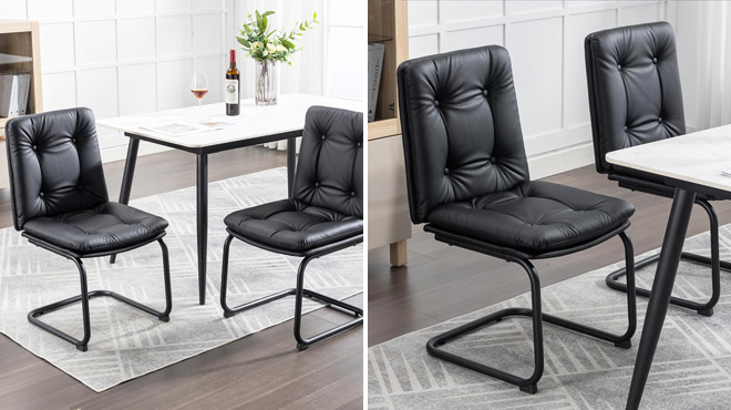 Dining Chairs Set Black Dining Chairs Set Black