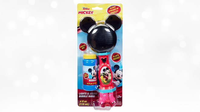 Disney Mickey Mouse Light Sound Bubble Wand