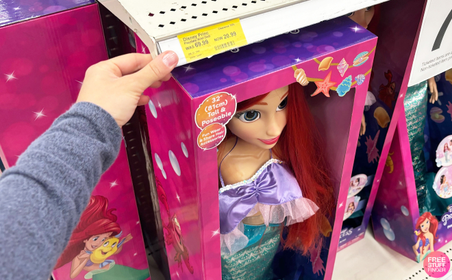 Disney Princess Playdate Ariel Doll with Clearance Price Tag