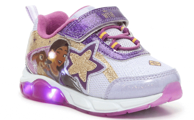 Disney Princess Wish Light Up Toddler Sneakers
