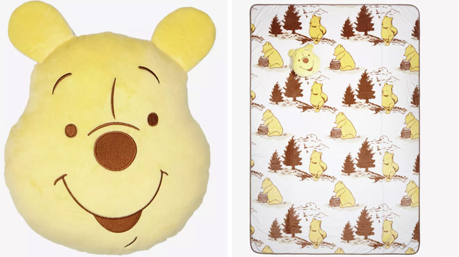 Disney Winnie The Pooh Throw Blanket Set