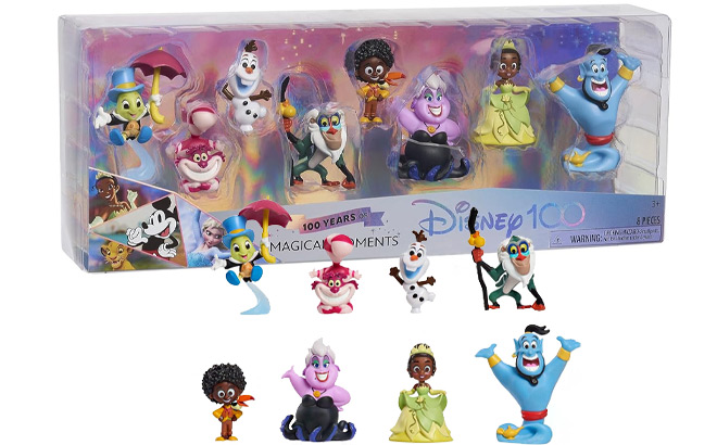 Disney100 Years of Magical Moments Limited Edition 8 Piece Figure Set