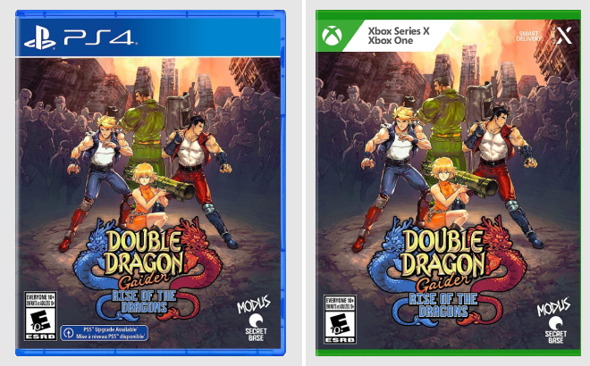 Double Dragon Gaiden Rise of the Dragons PS and Xbox Game
