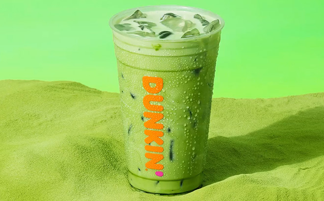 Dunkin Matcha Latte