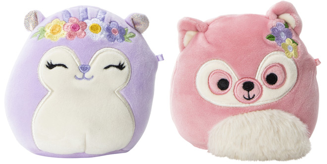 Easter Squishmallows 4 5 Inch Sydnee the Squirrel and Ditty the Lemur