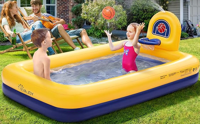 Evajoy Inflatable Kids Pool Evajoy Inflatable Kids Pool