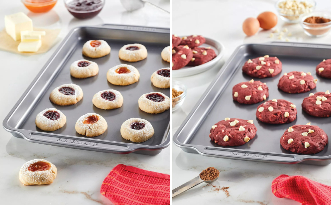 Farberware 10 x 15 and 11 x 17 Nonstick Cookie Pan Farberware 10 x 15 and 11 x 17 Nonstick Cookie Pan
