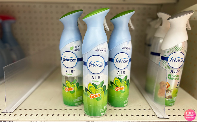 Febreze Air Freshener Sprays With Gain in Store