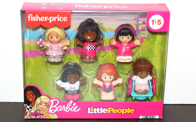 Fisher Price Little People Barbie Figure 6 Pack