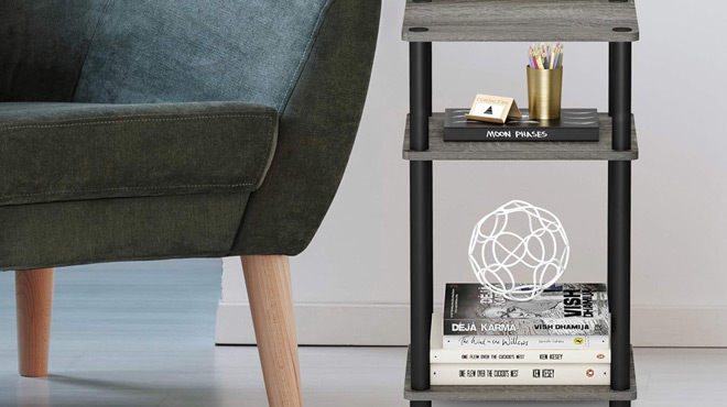 Furinno Just 3 Tier Turn N Tube End Table