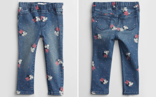 GAP Factory Disney Minnie Mouse Toddler Jeggings GAP Factory Disney Minnie Mouse Toddler Jeggings