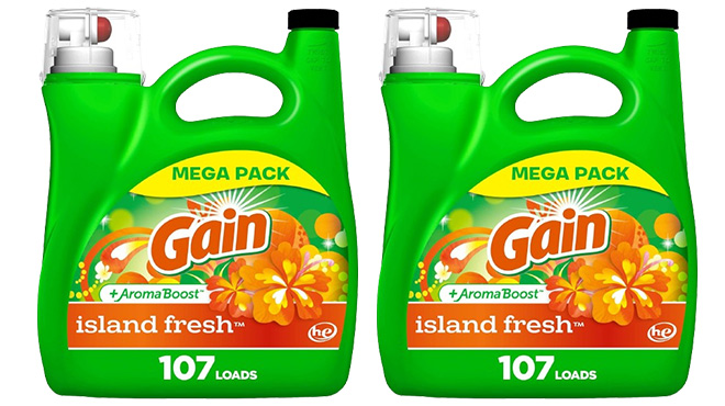 Gain 107 Load Detergent in Island Fresh Scent