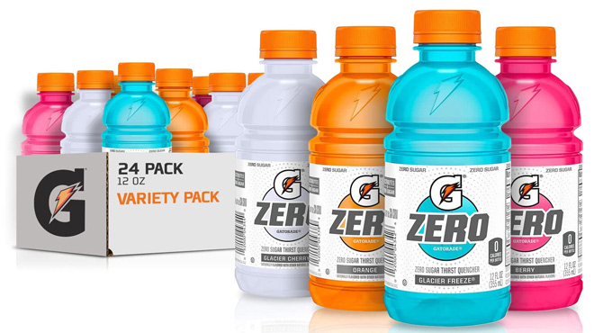 Gatorade Classic Thirst Quencher Variety 24 Pack on White Background