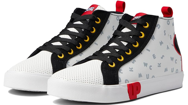 Ground Up Disney Mickey Mouse Kids High Top Sneakers