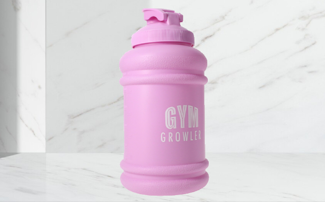 Gym Growler Flip Cap Jumbo Water Bottle