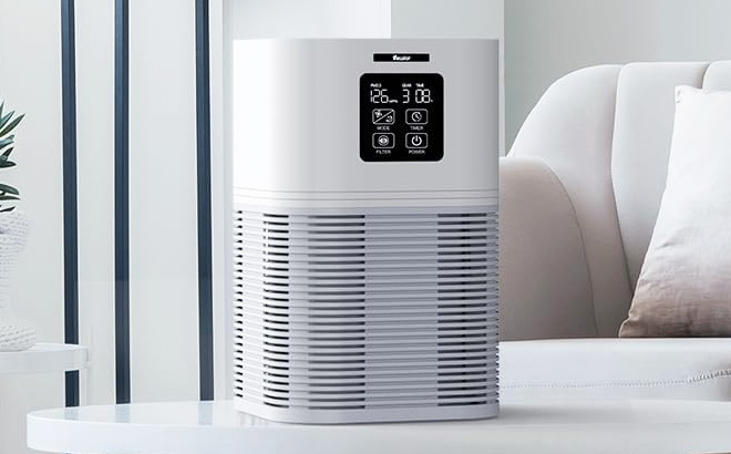 HEPA Air Purifiers for Large Room On White Table