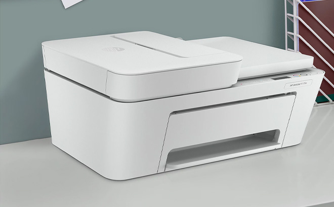 HP DeskJet All in One Printer on Table