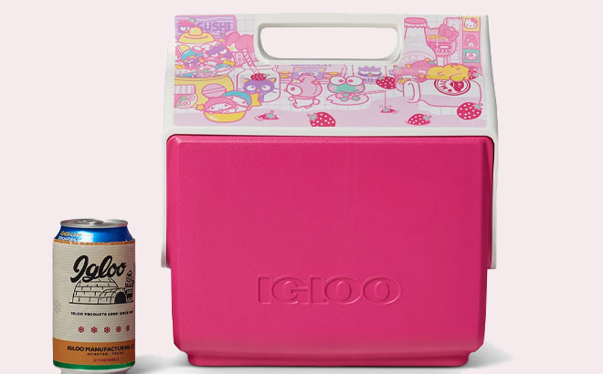 Hello Kitty and Friends Strawberry Milk Little Playmate 7 Qt Cooler