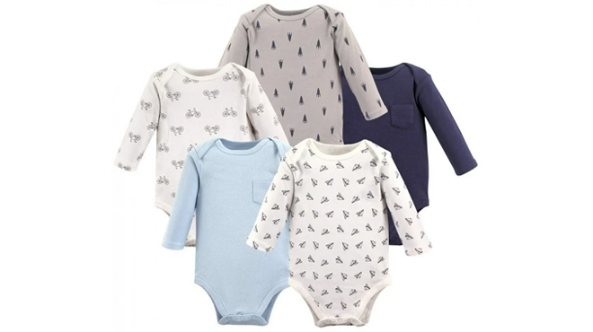 Hudson Baby Bodysuits 5 Pack Hudson Baby Bodysuits 5 Pack