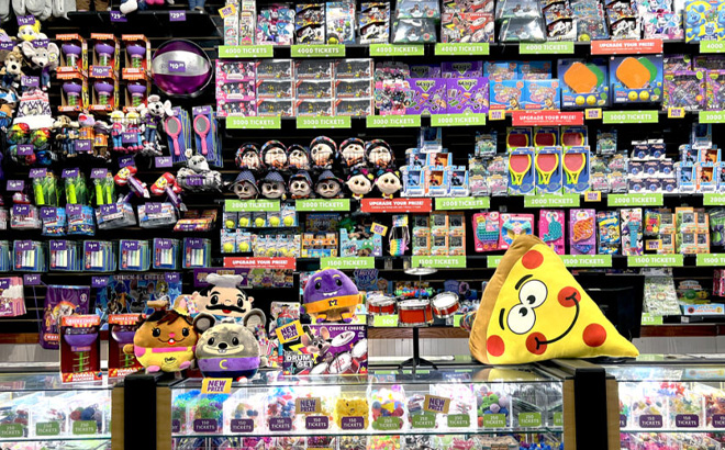 Inside the Chuck E Cheese Store Inside the Chuck E Cheese Store