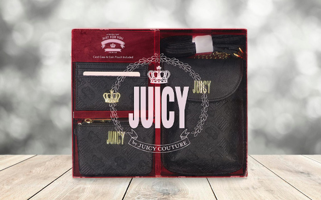 Juicy By Juicy Couture Cellie Gift Set in Black Color on the Table