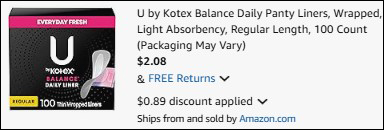 Kotex Final Price Kotex Final Price