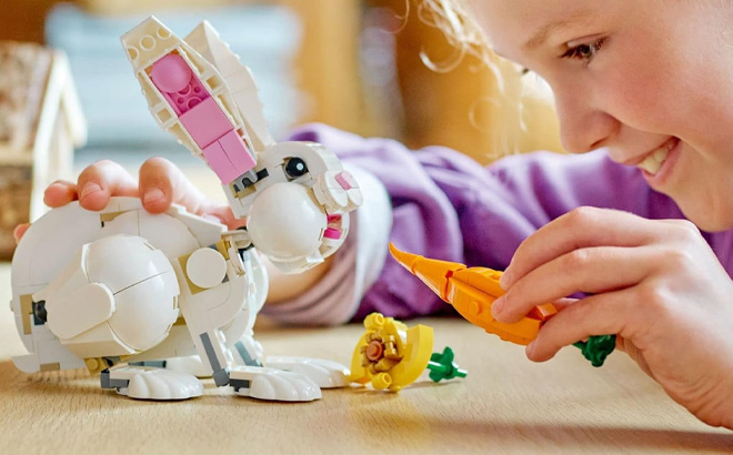 LEGO Creator 3 in 1 White Rabbit Animal Toy Building Set