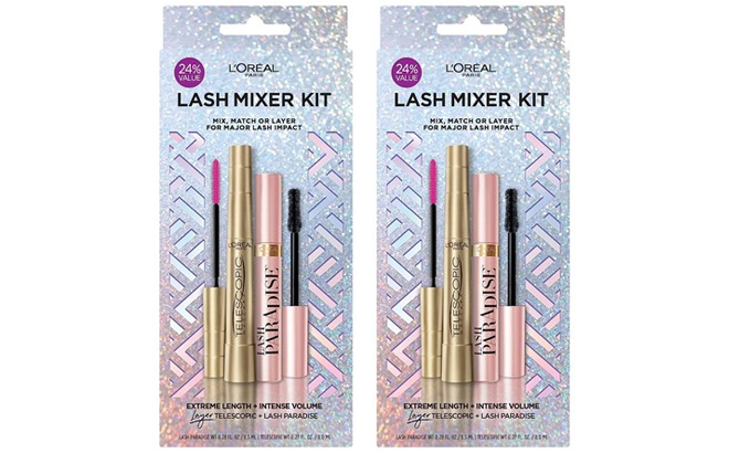 LOreal Telescoping Mascara and Lash Paradise Mascara 2 Pack