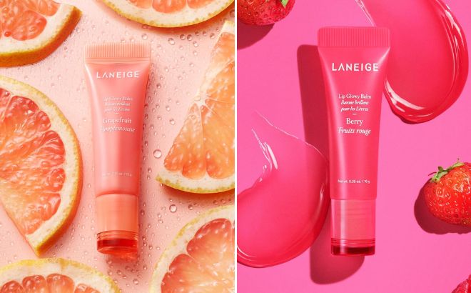 Laneige Lip Glowy Balm in Grapefruit and Berry Scent