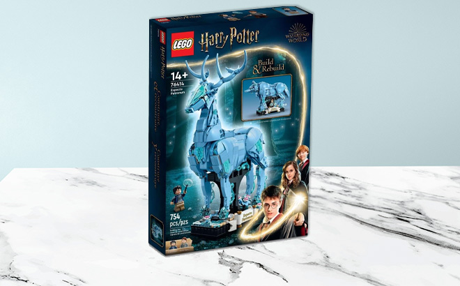 Lego Harry Potter Expecto Patronum Building Set on Table