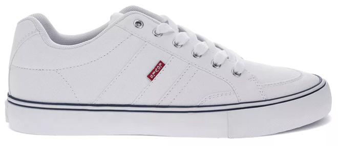 Levis Mens Turner CVS Plaid Low Top Sneakers