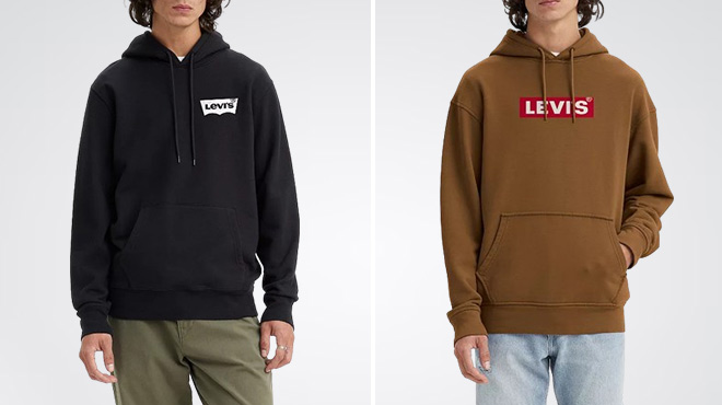Levi's Standard Fit Graphic Hoodie and Relaxed Fit Graphic Hoodie Levi's Standard Fit Graphic Hoodie and Relaxed Fit Graphic Hoodie