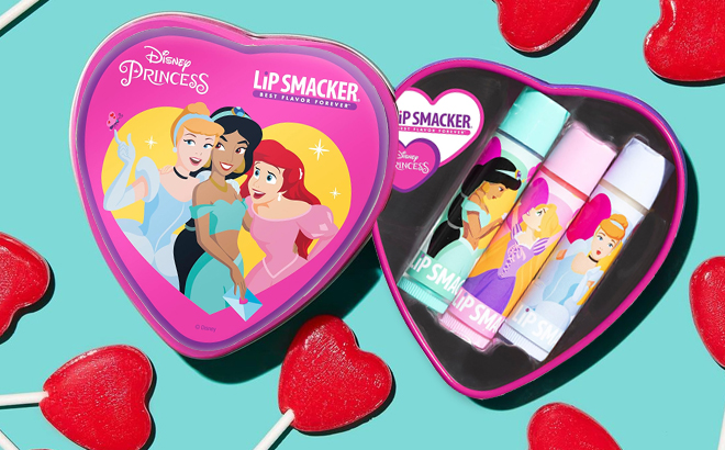 Lip Smacker Disney Princess 3 Piece Tin Lip Balm Set
