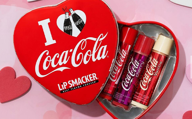 Lip Smacker Valentines Day Collection Coca Cola Lip Balm Tin