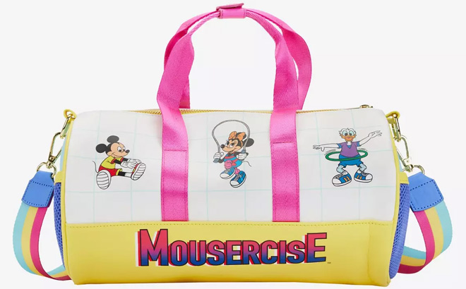 Loungefly Disney Mousercise Duffle Bag