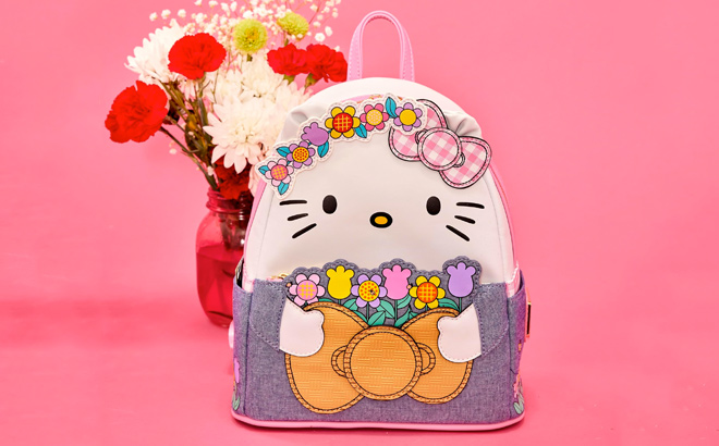Loungefly Sanrio Spring Florals Hello Kitty Mini Backpack