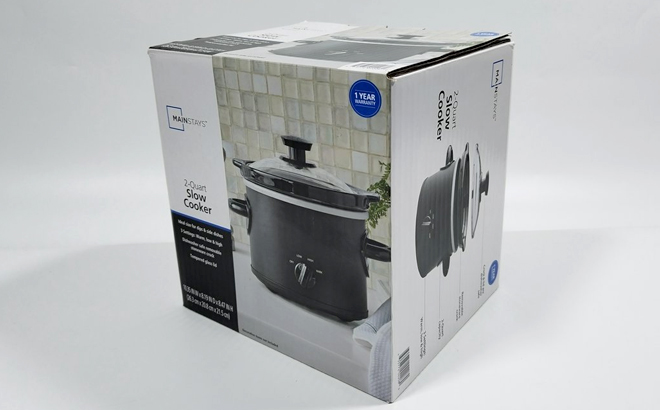 Mainstays 2 Quart Slow Cooker in a Box Mainstays 2 Quart Slow Cooker in a Box