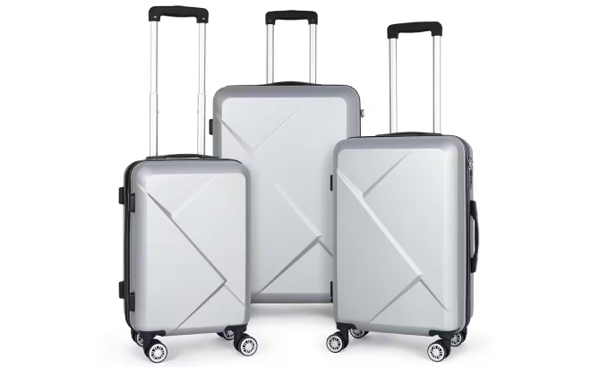 Marathon Lakeside Nested 3 Piece Hardside Luggage Set Marathon Lakeside Nested 3 Piece Hardside Luggage Set