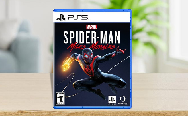 Marvels Spider Man Miles Morales Game on a Table Marvels Spider Man Miles Morales Game on a Table