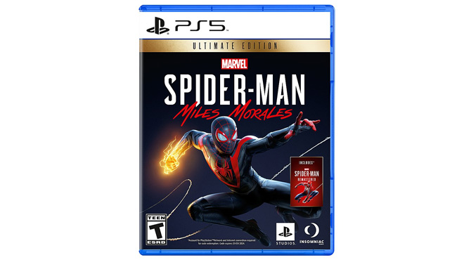Marvels Spider Man Miles Morales Ultimate Edition on White Background