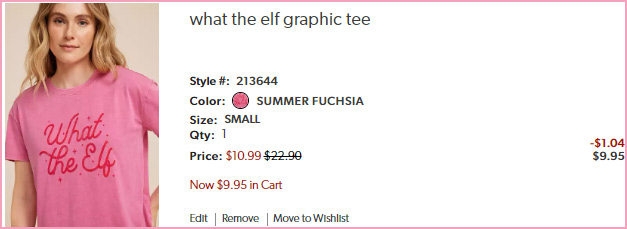 Maurices What the Elft Graphic Tee at Checkout
