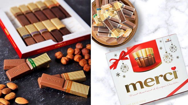 Merci Assorted Chocolate Holiday Boxes