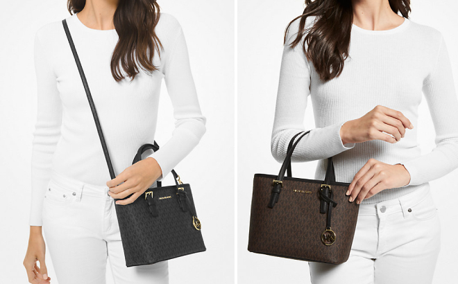 Michael Kors Jet Set Travel Extra Small Logo Tote Bags