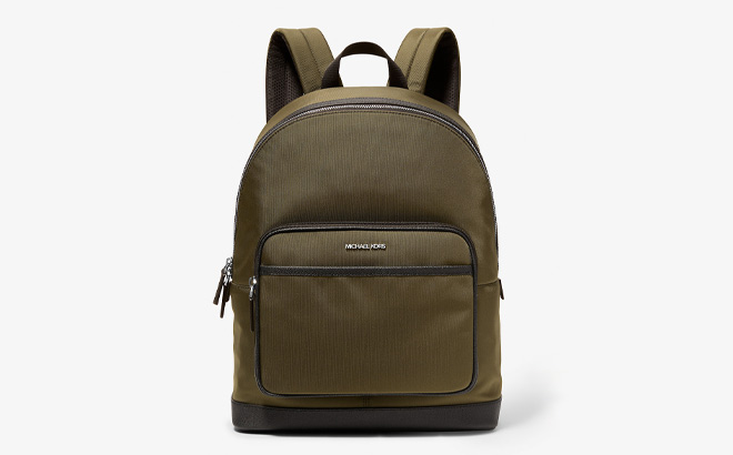 Michael Kors Kent Nylon Backpack in Olive Color