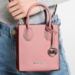 Micheal Kors Mercer Extra Small Pebbled Leather Crossbody Bag