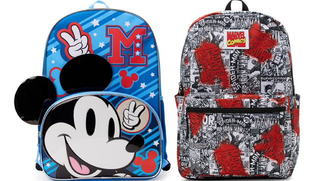 Mickey Mouse Kids Mickey Ears Laptop Backpack