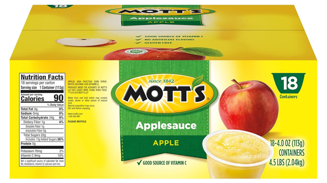 Motts Applesauce 18 Count