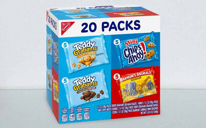 Nabisco Fun Shapes Variety Pack 20 Count