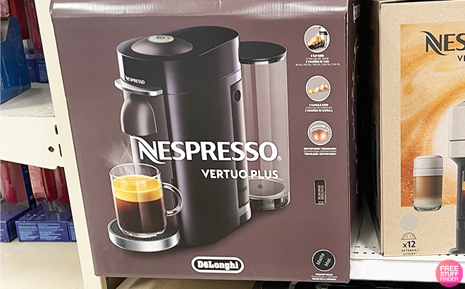 Nespresso VertuoPlus Deluxe Coffee and Espresso Machine in Store